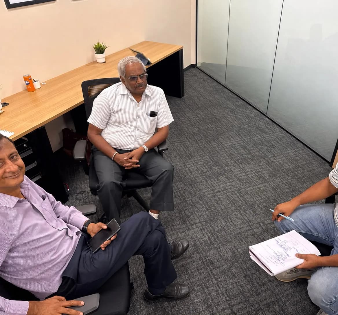 A working session in the Xenotix Labs office
