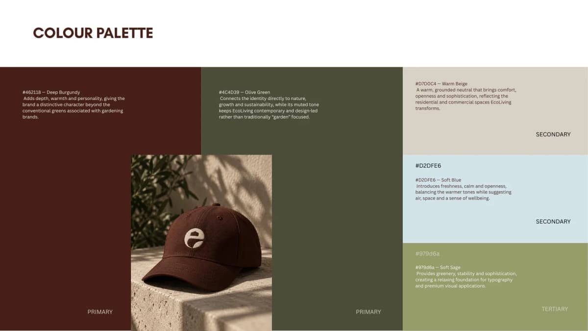 Ecoliving colour palette