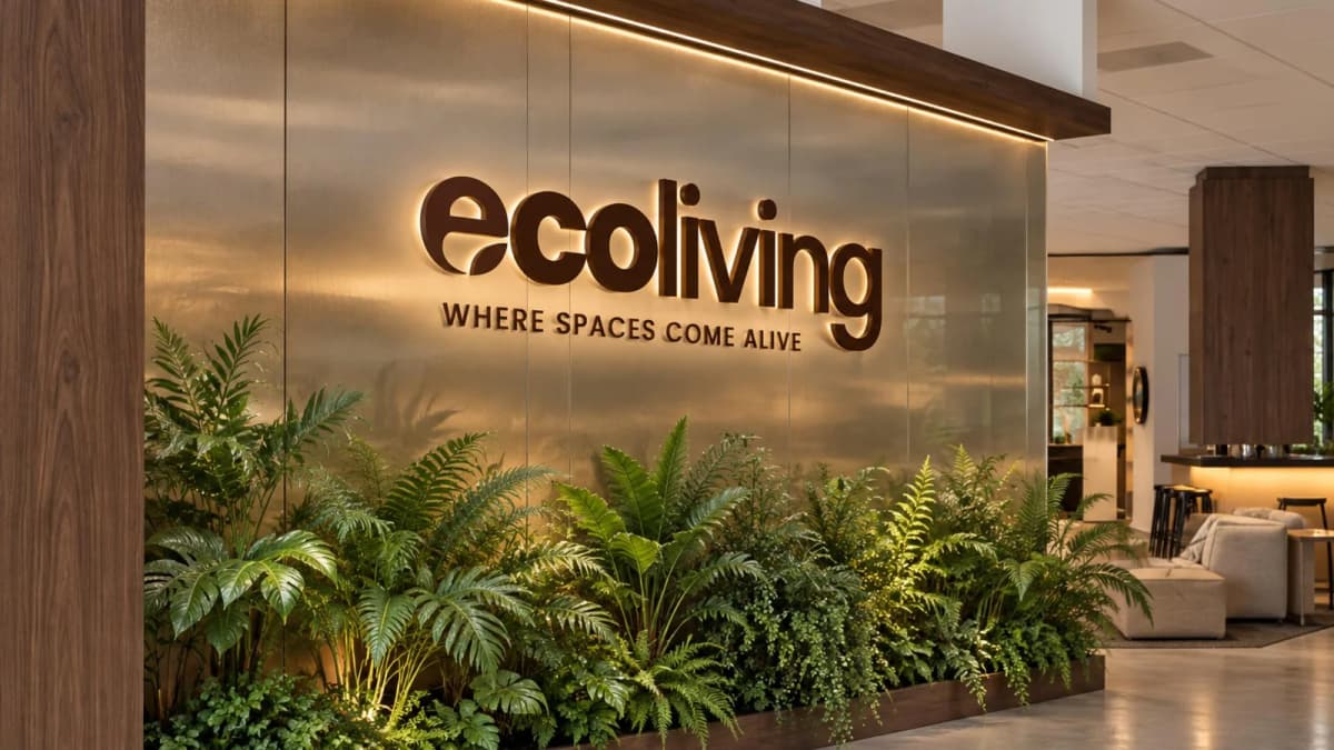Ecoliving signage
