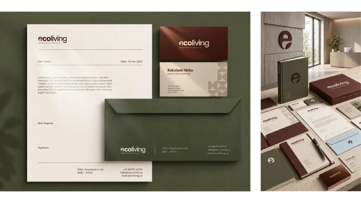 Ecoliving stationery