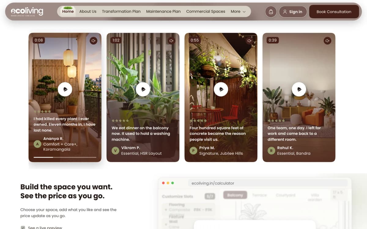 Ecoliving customer stories