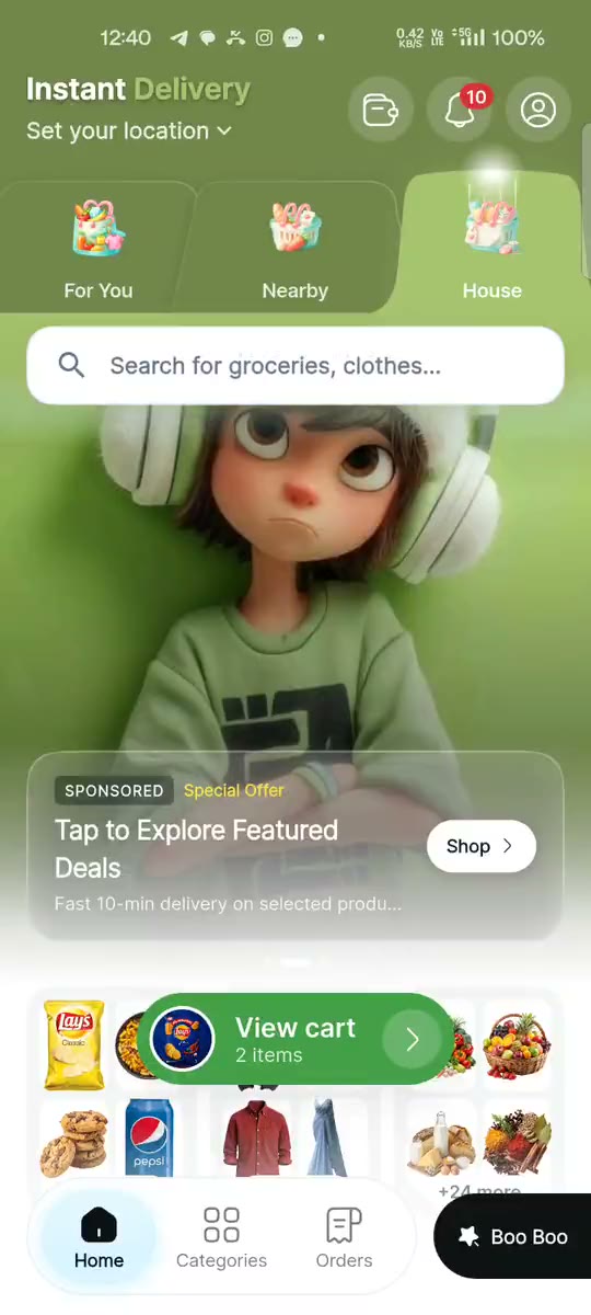 Flipzy — app preview